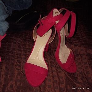 Elegant Red Women's Sandals